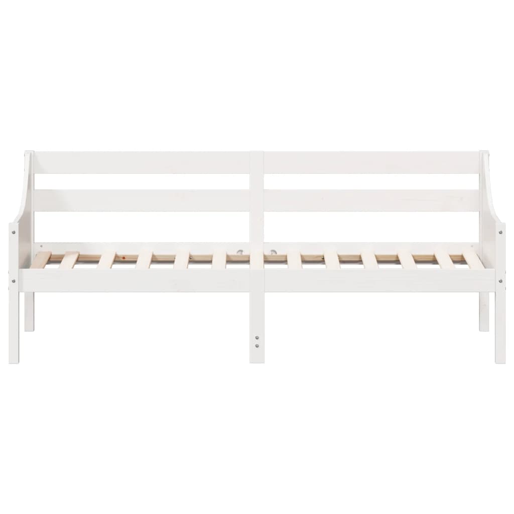 Dagseng uten madrass hvit 75x190 cm heltre furu