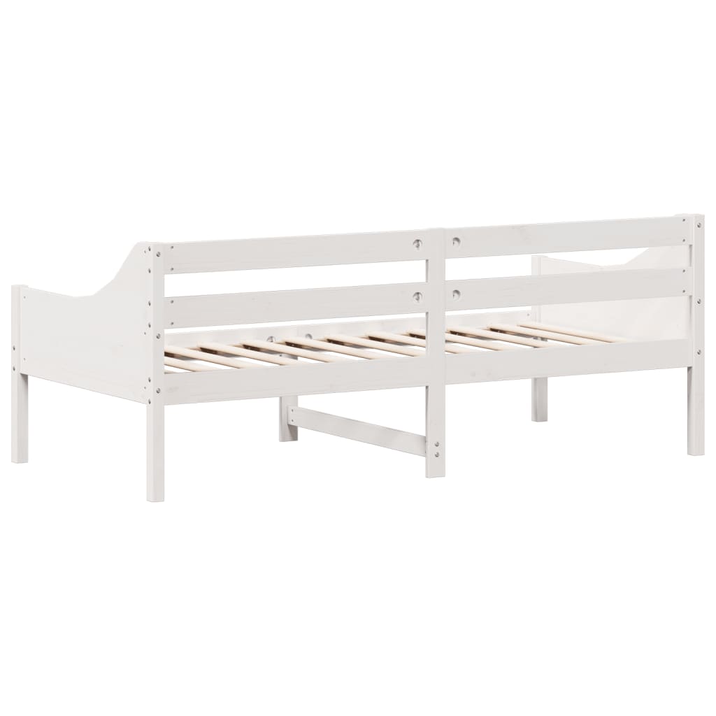 Dagseng uten madrass hvit 75x190 cm heltre furu