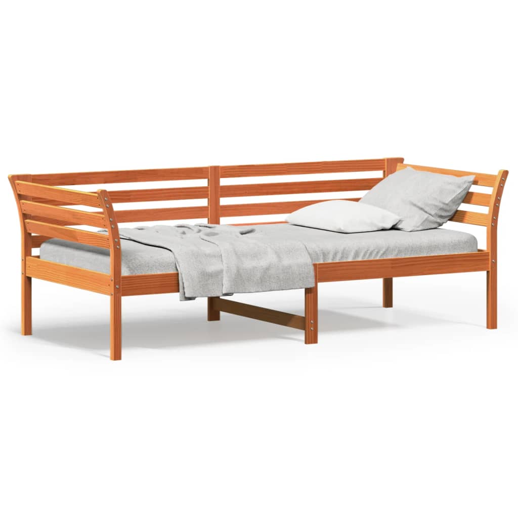 Dagseng voksbrun 100x200 cm heltre furu