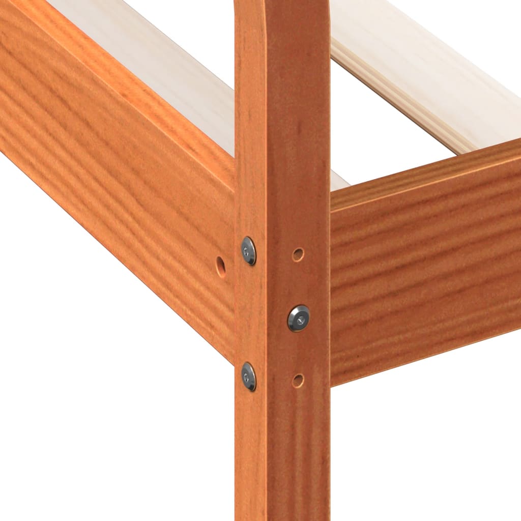 Dagseng voksbrun 100x200 cm heltre furu