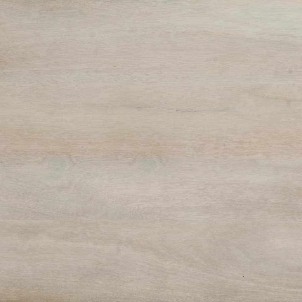 Konsollbord brun 110x35x76 cm heltre mango og jern