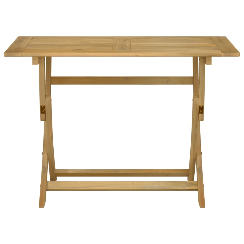 Sammenleggbart hagebord 110x55x75 cm heltre akasie