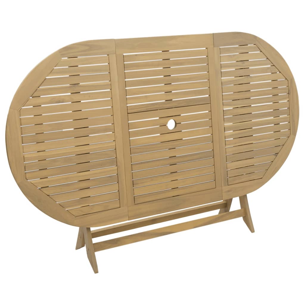 Sammenleggbart hagebord 160x85x75 cm heltre akasie