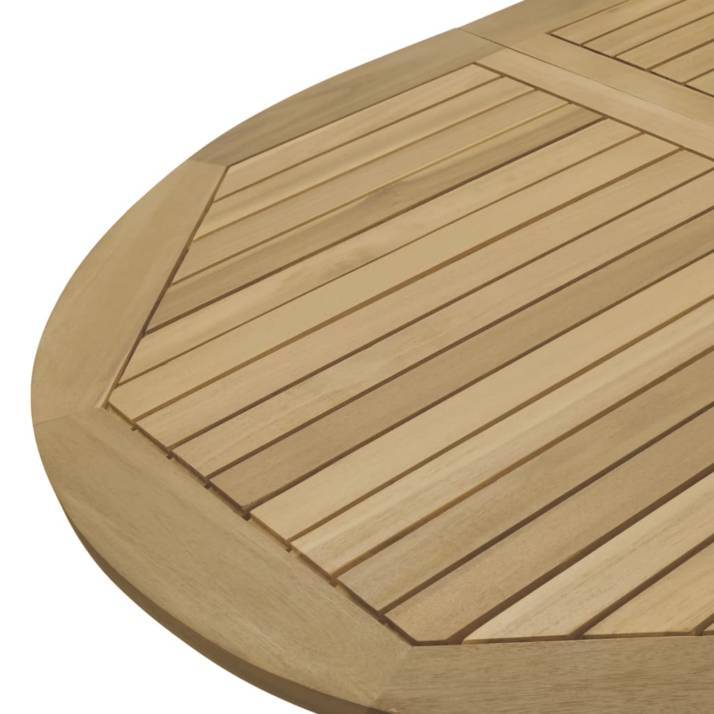 Sammenleggbart hagebord 160x85x75 cm heltre akasie