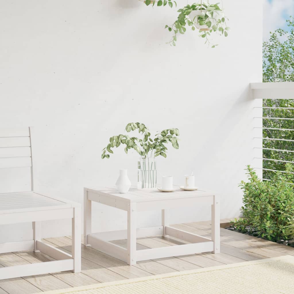 Hagefotskammel hvit heltre furu