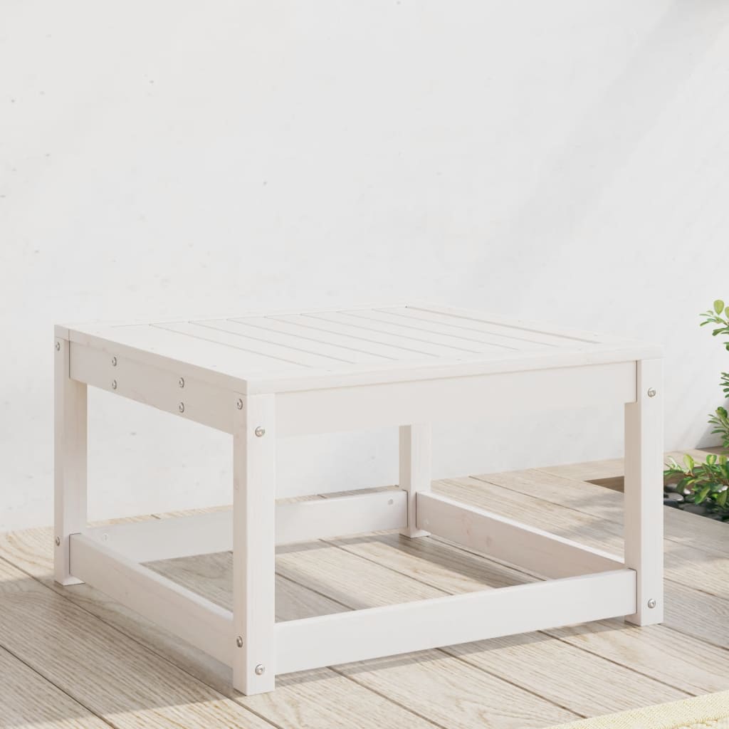 Hagefotskammel hvit heltre furu