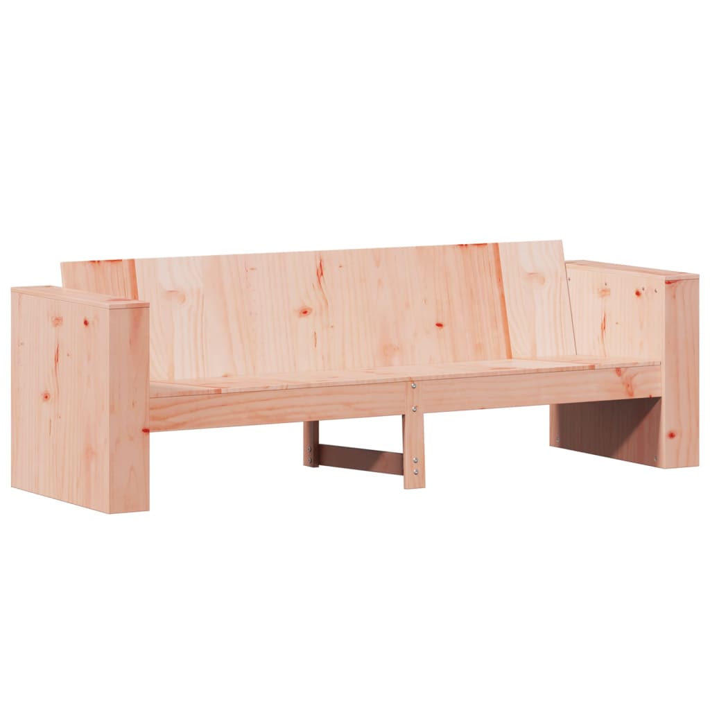 Hagesofa 3-seters 189x60x62 cm heltre douglasgran