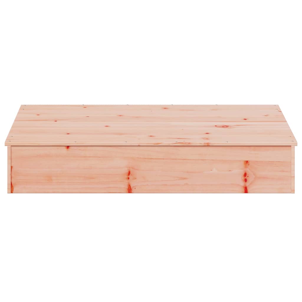 Sandkasse med lokk 111x111x19,5 cm heltre douglasgran