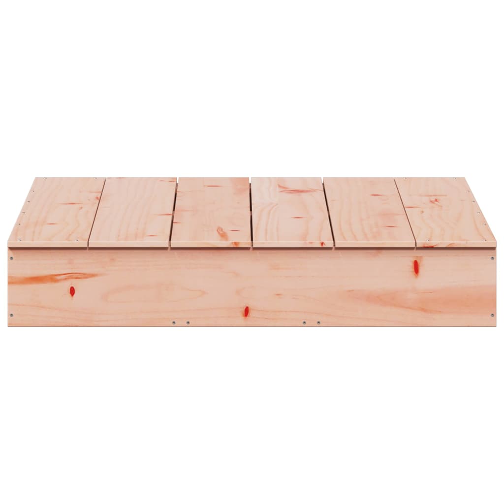 Sandkasse med lokk 111x111x19,5 cm heltre douglasgran