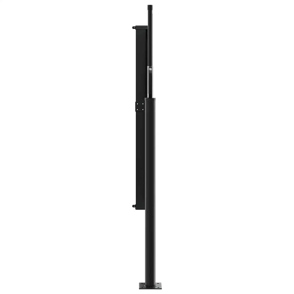 Uttrekkbar sidemarkise brun 117x300 cm