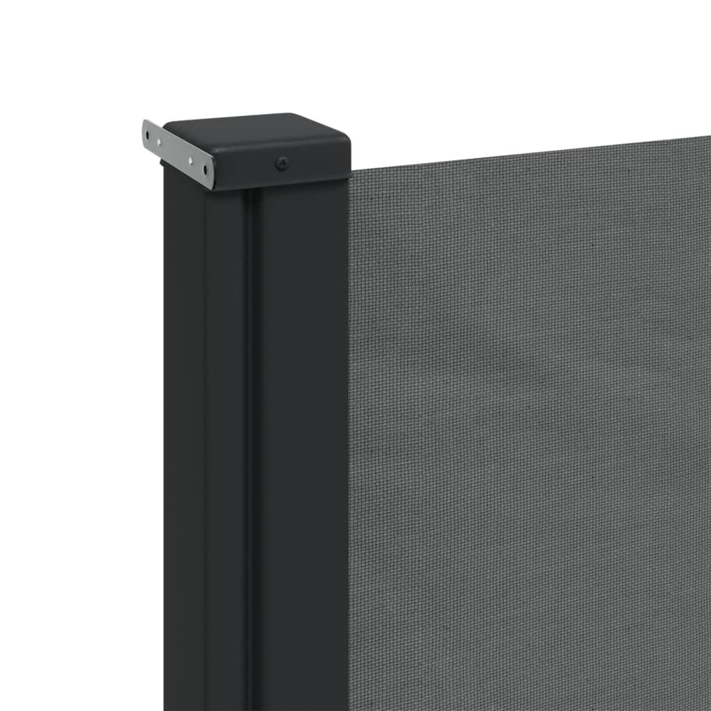 Uttrekkbar sidemarkise antrasitt 160x300 cm