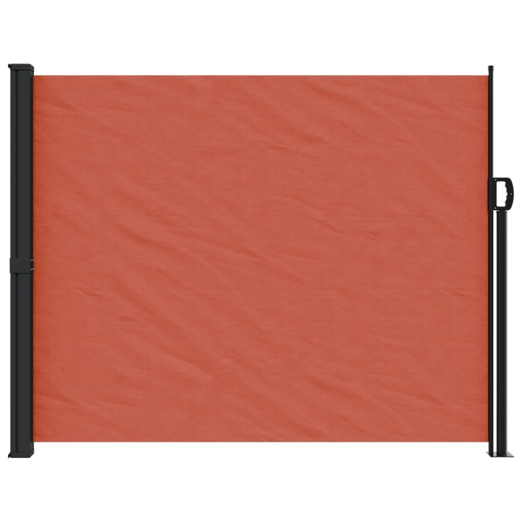 Uttrekkbar sidemarkise terrakotta 170x300 cm