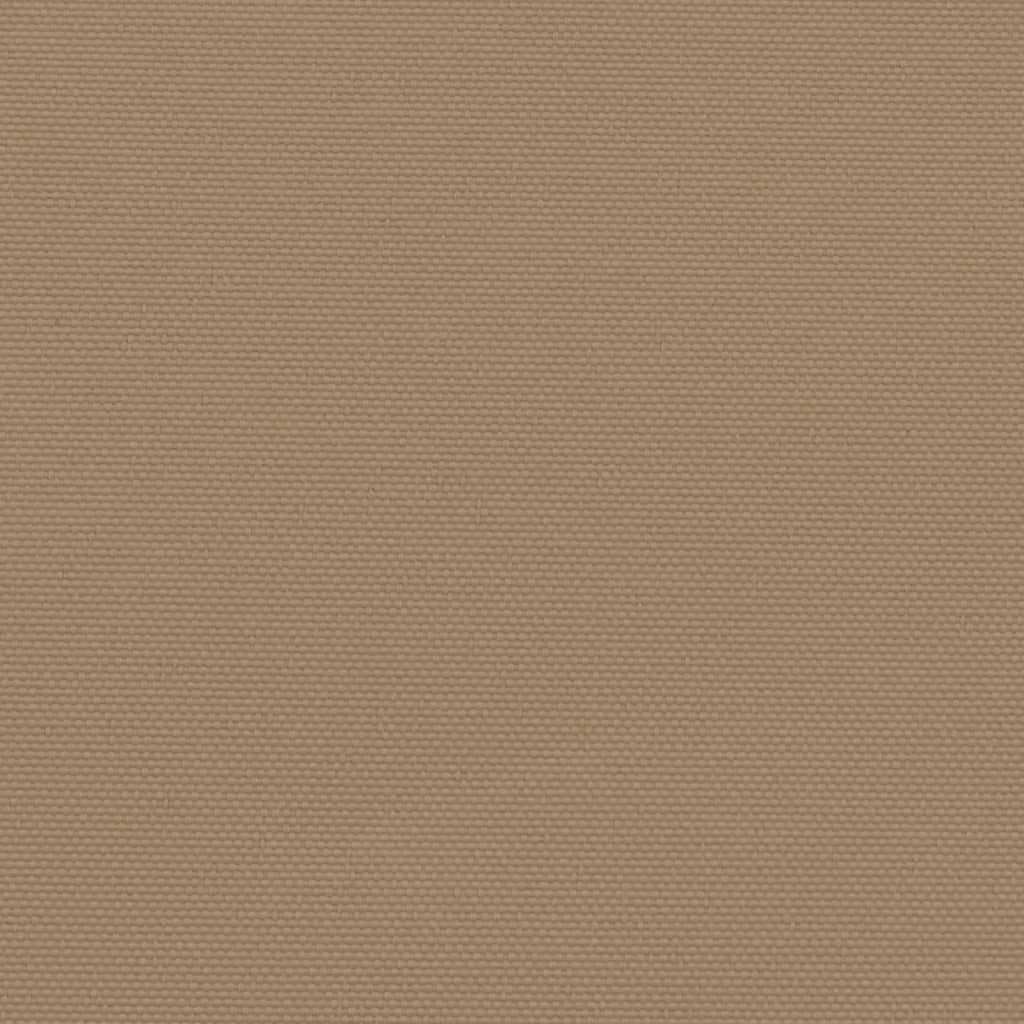Uttrekkbar sidemarkise gråbrun 170x300 cm
