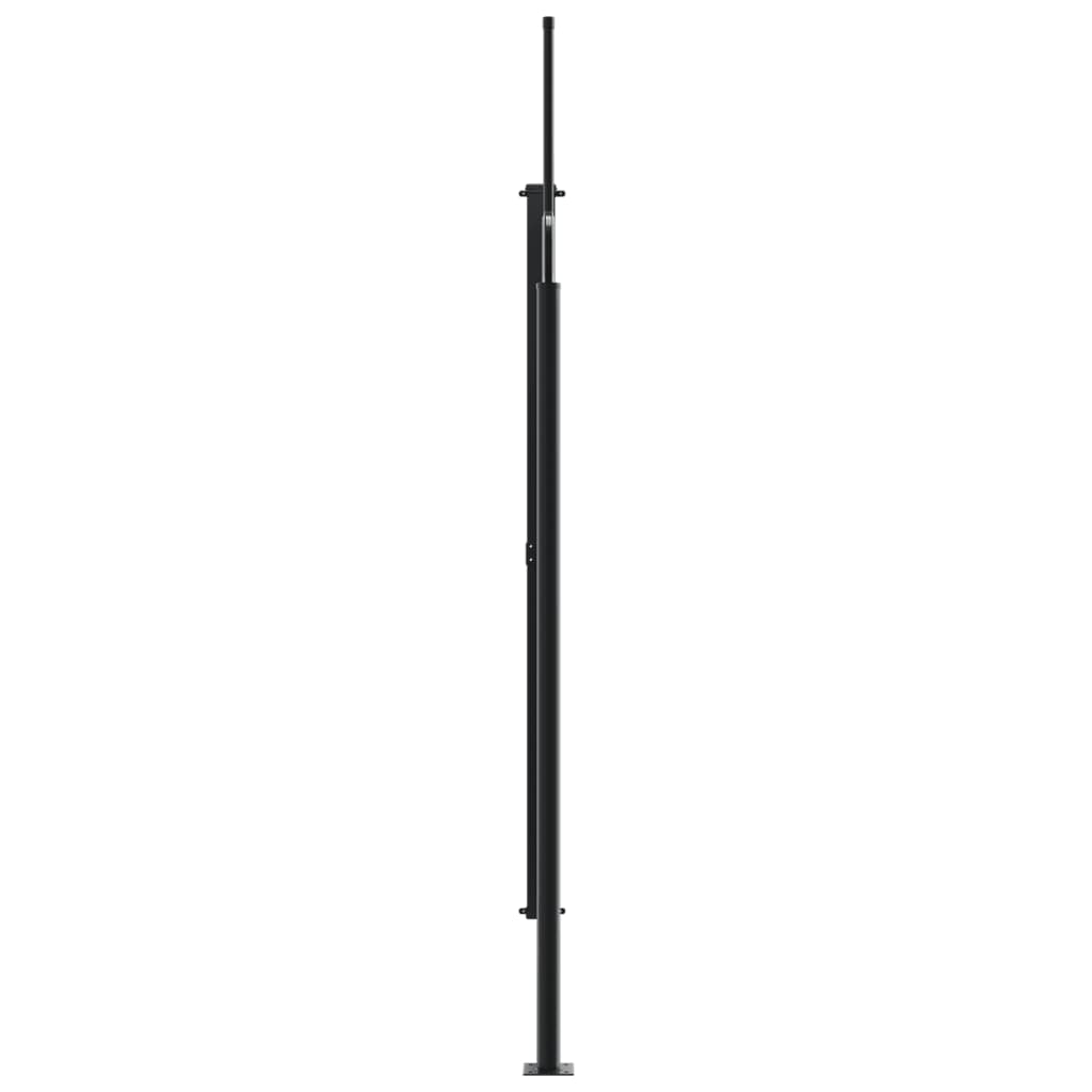 Uttrekkbar sidemarkise kremhvit 200x300 cm
