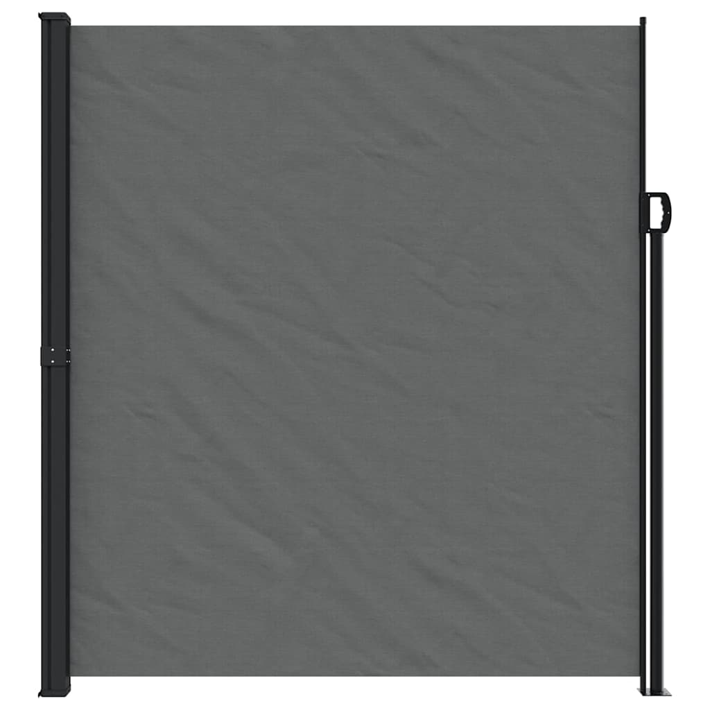 Uttrekkbar sidemarkise antrasitt 220x300 cm