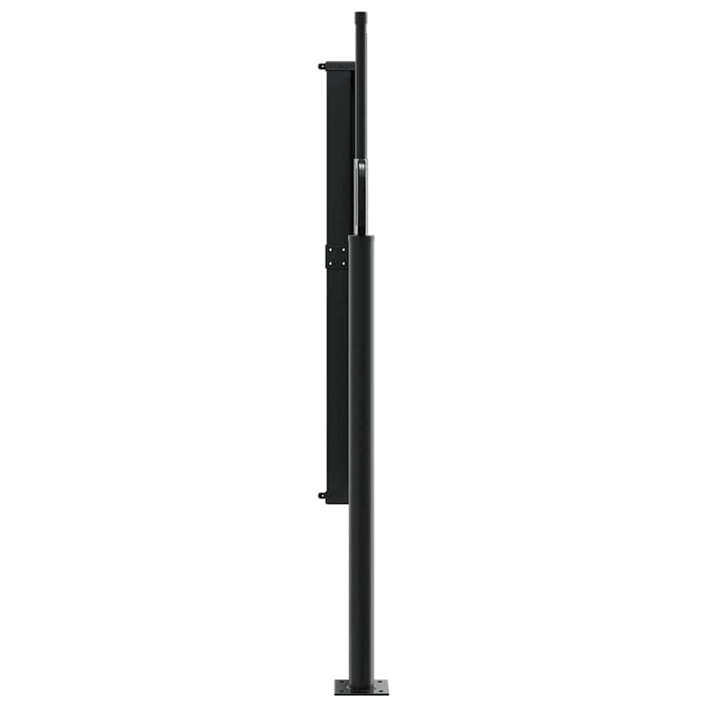 Uttrekkbar sidemarkise beige 140x500 cm