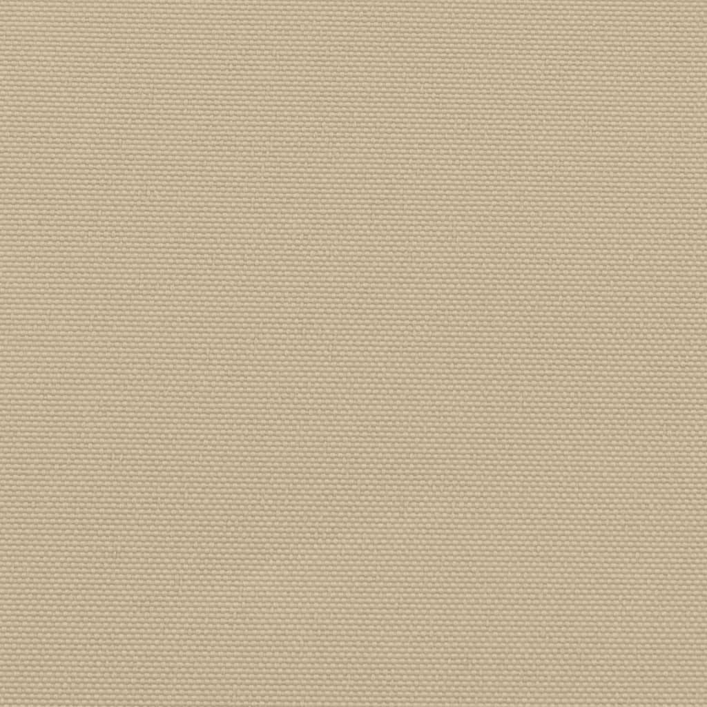 Uttrekkbar sidemarkise beige 120x600 cm