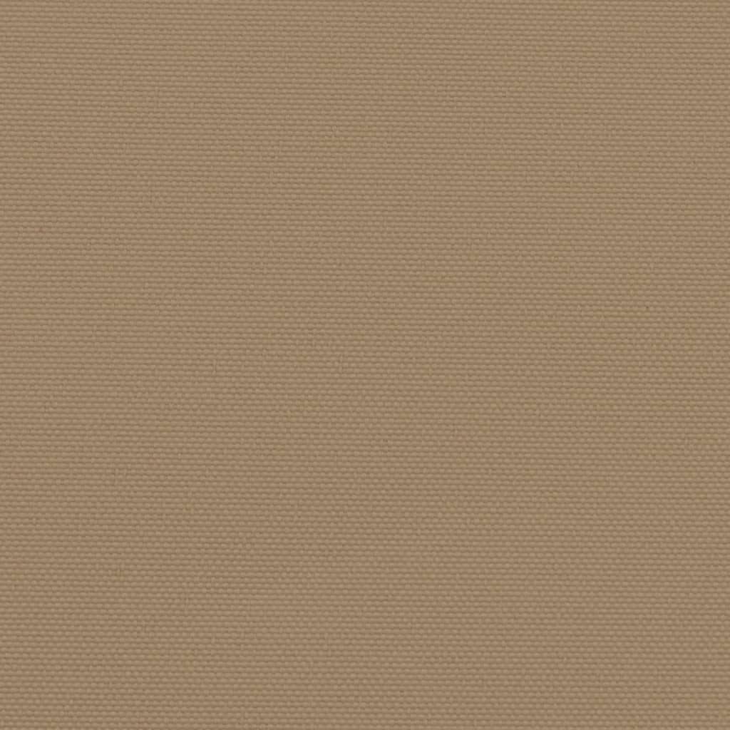 Uttrekkbar sidemarkise gråbrun 120x600 cm