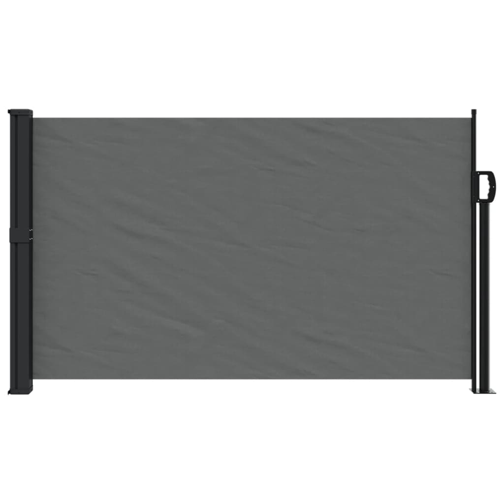 Uttrekkbar sidemarkise 120x600 cm antrasitt