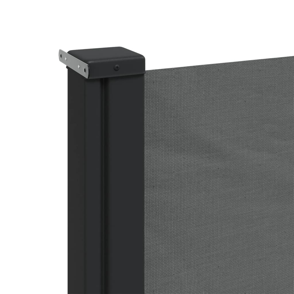 Uttrekkbar sidemarkise 120x600 cm antrasitt