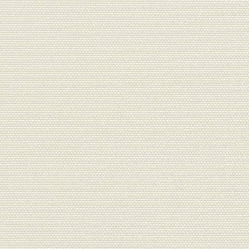 Uttrekkbar sidemarkise 140x600 cm kremhvit