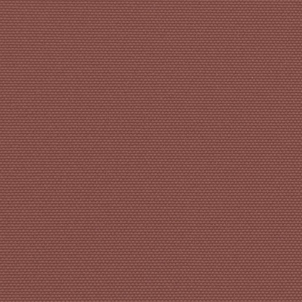 Uttrekkbar sidemarkise brun 160x600 cm