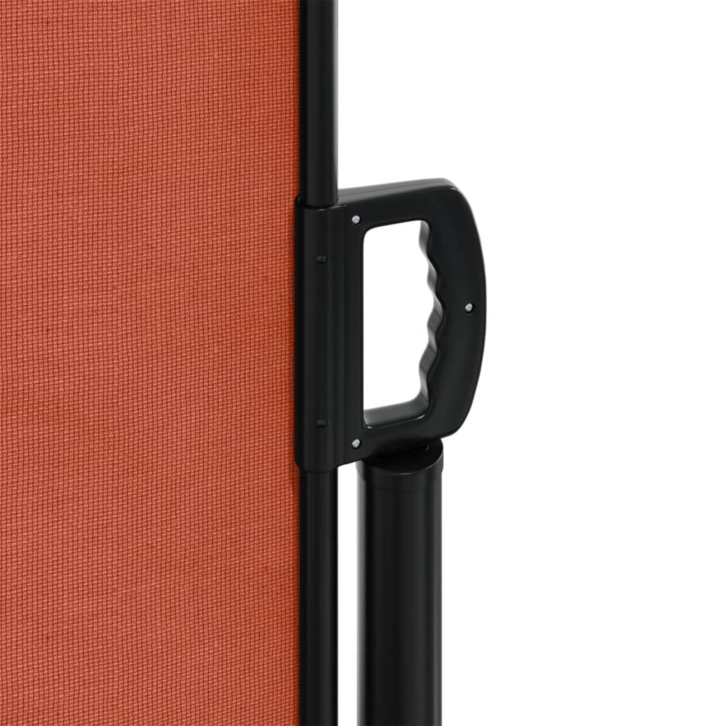 Uttrekkbar sidemarkise terrakotta 180x600 cm