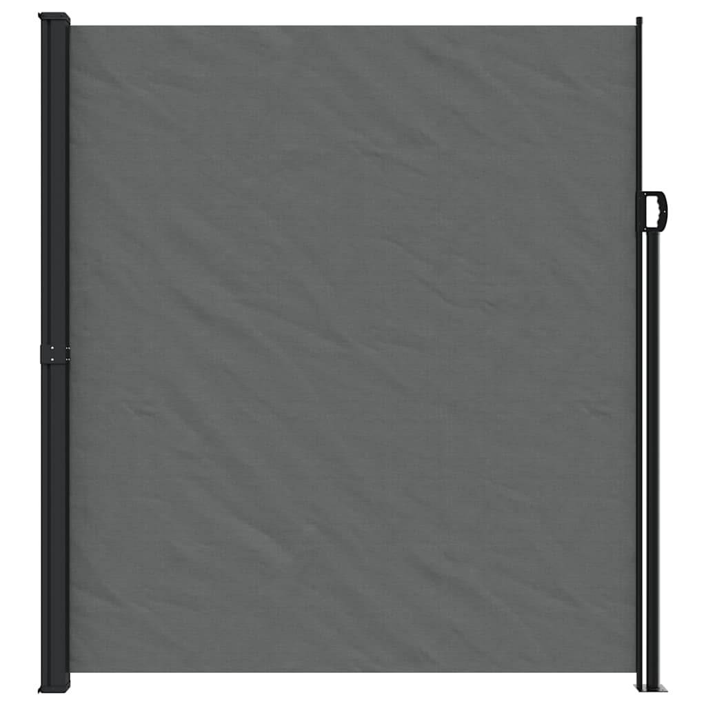 Uttrekkbar sidemarkise 220x600 cm antrasitt