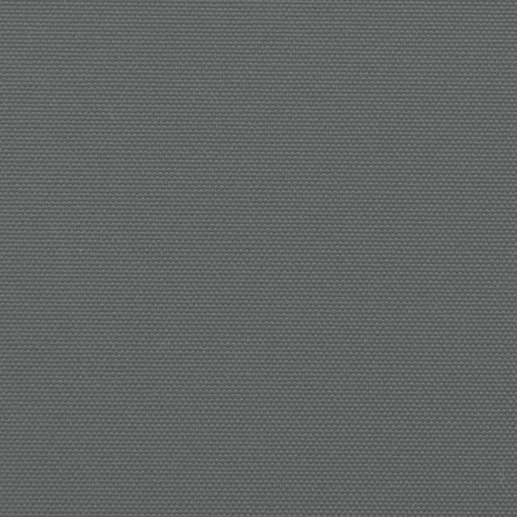 Uttrekkbar sidemarkise 100x600 cm antrasitt