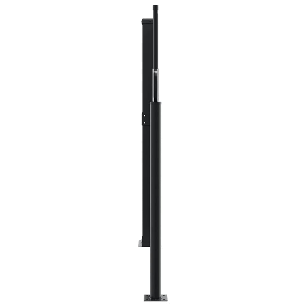 Uttrekkbar sidemarkise 120x600 cm kremhvit