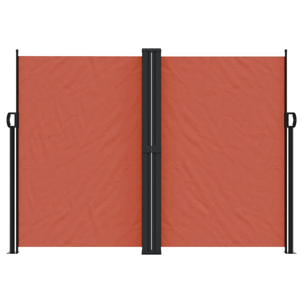 Uttrekkbar sidemarkise 180x1000 cm terrakotta