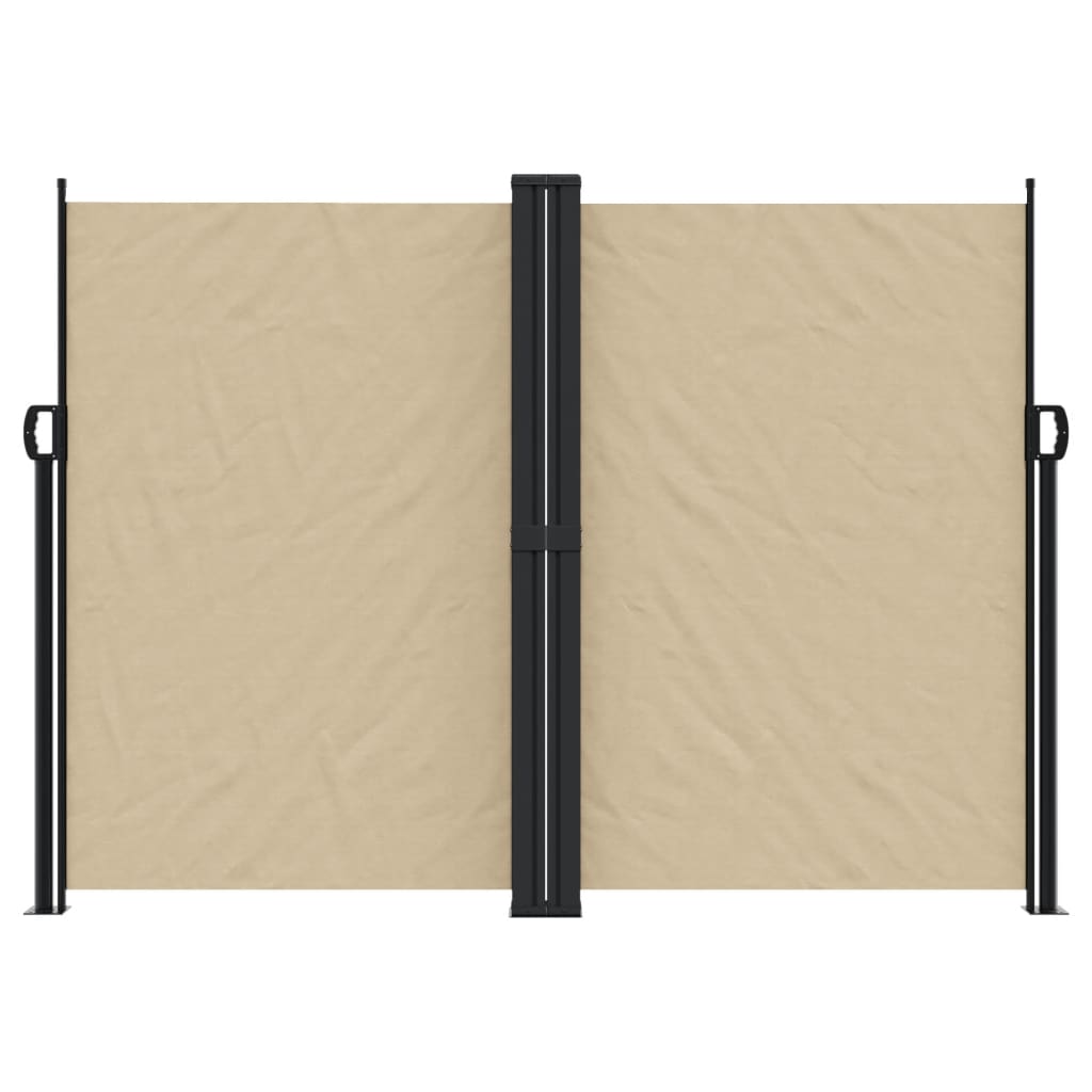 Uttrekkbar sidemarkise 180x1200 cm beige