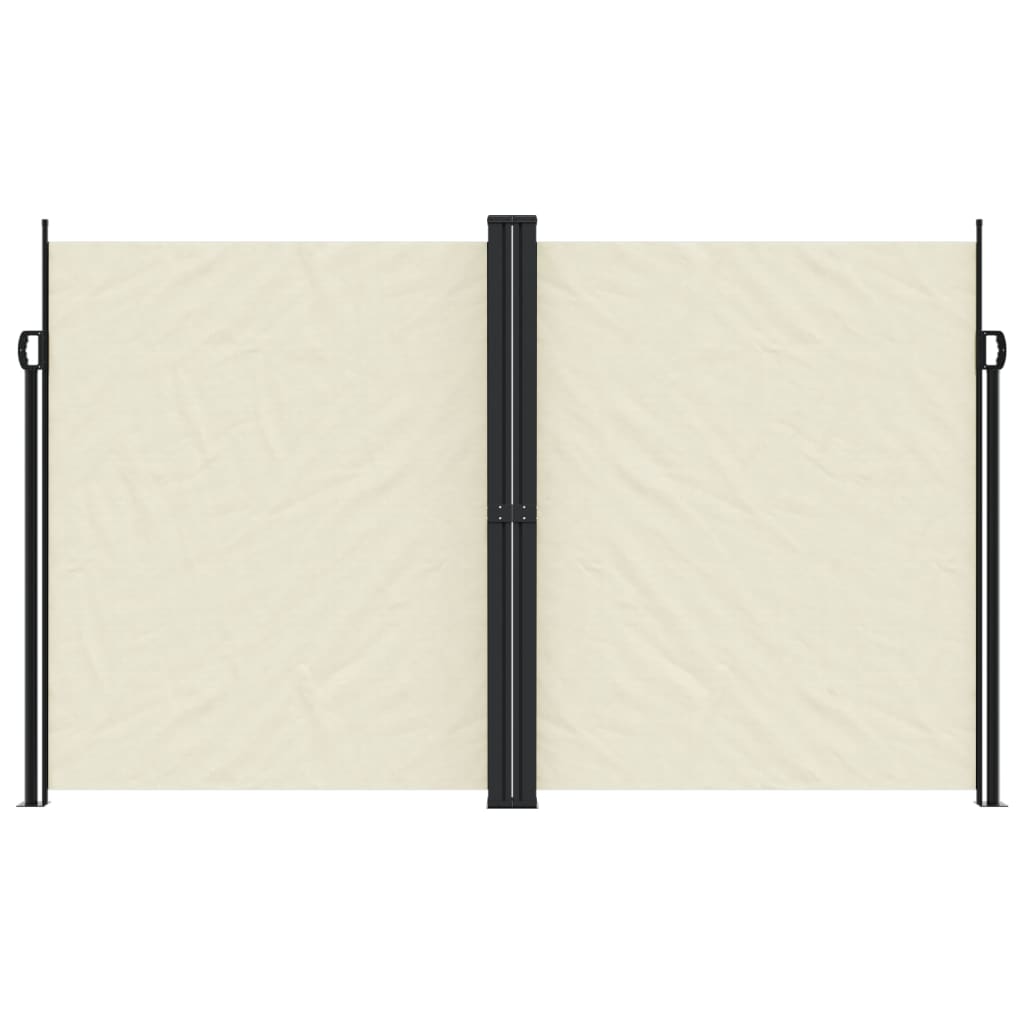 Uttrekkbar sidemarkise 200x1200 cm kremhvit