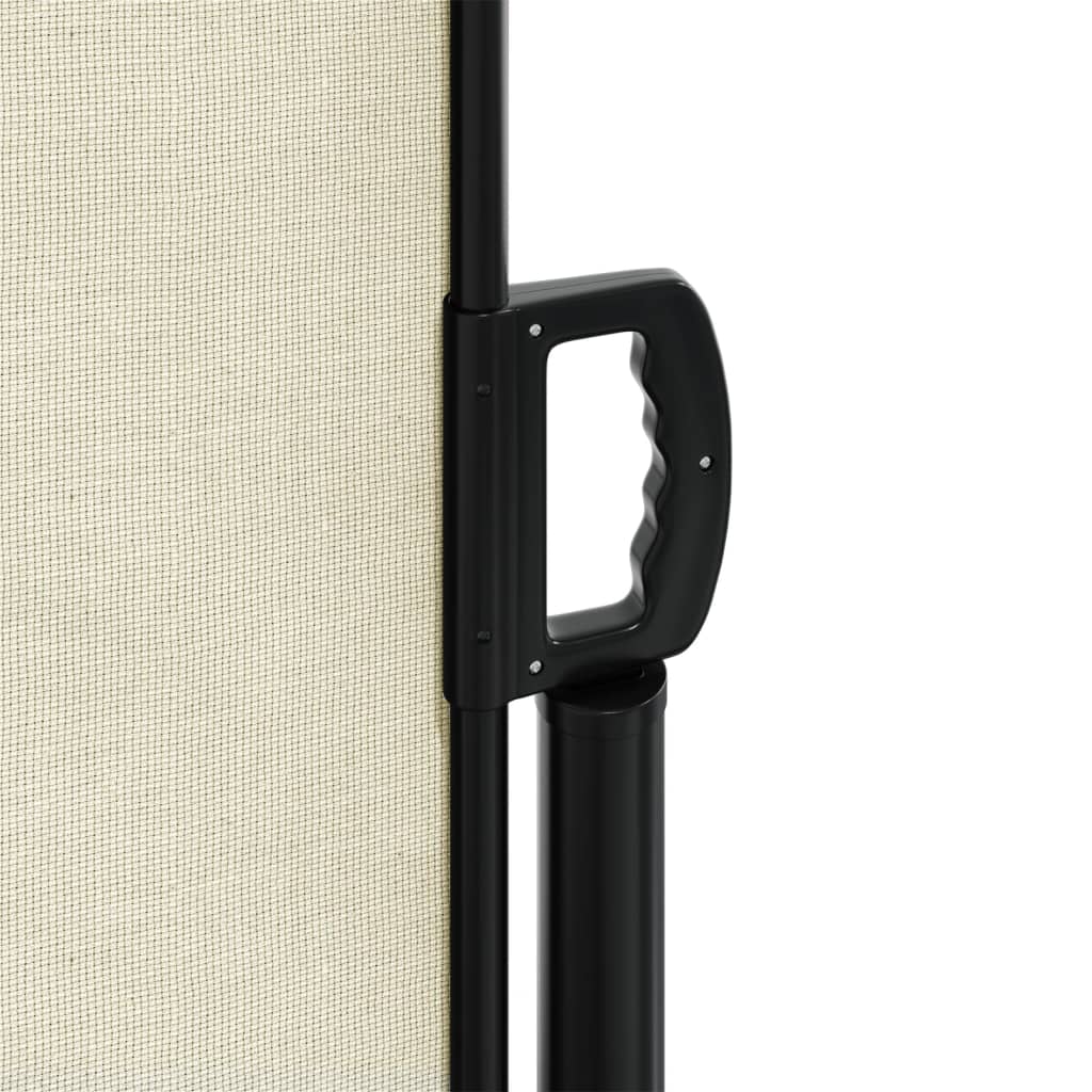 Uttrekkbar sidemarkise 200x1200 cm kremhvit