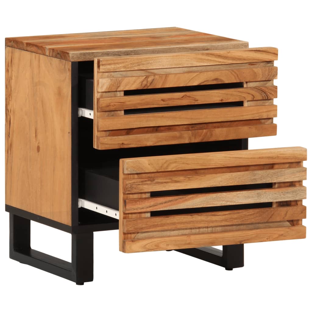 Nattbord 40x34x46 cm heltre akasie
