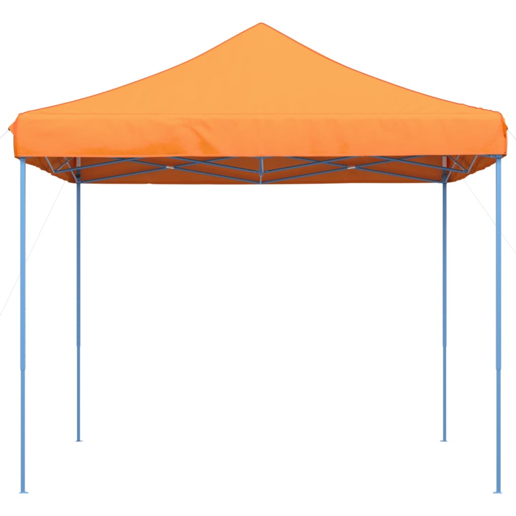 Sammenleggbart partytelt pop-up oransje 292x292x315 cm
