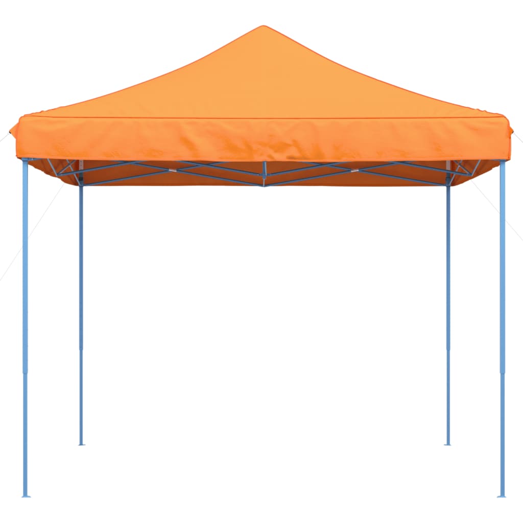 Sammenleggbart partytelt pop-up oransje 292x292x315 cm