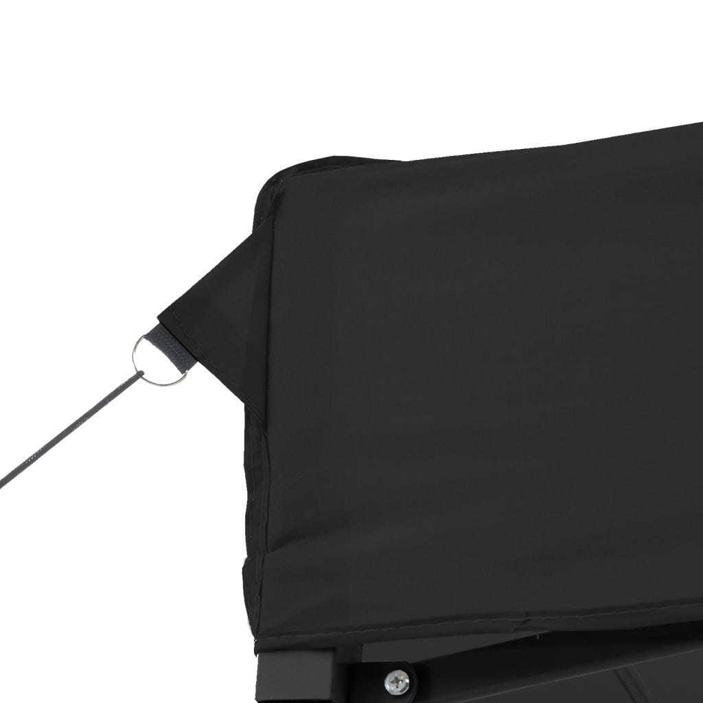 Sammenleggbart partytelt pop-up svart 292x292x315 cm