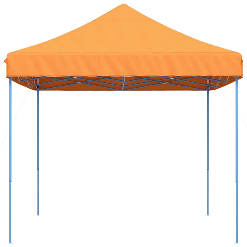 Sammenleggbart partytelt pop-up oransje 410x279x315 cm