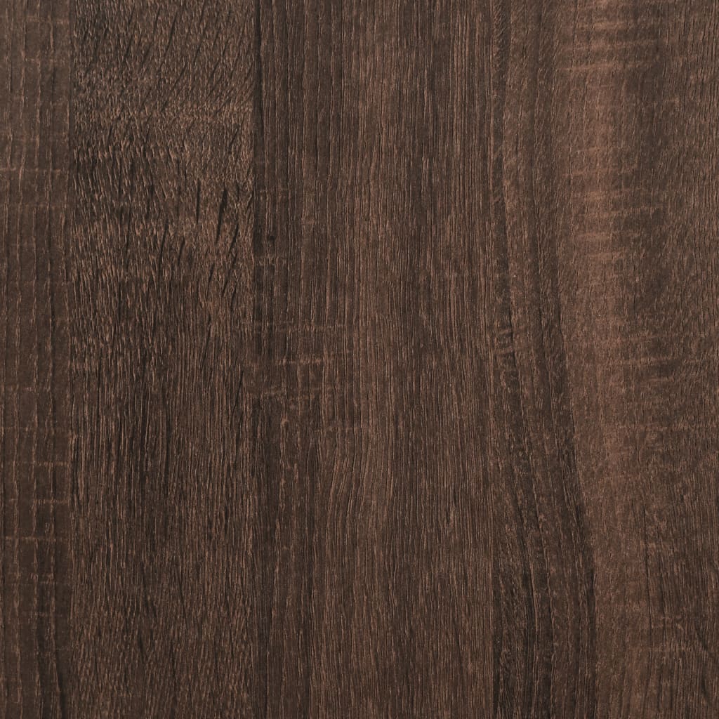 Kjøkkenskap brun eik 35x50x180 cm konstruert tre