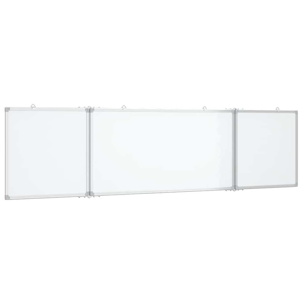 Magnetisk tavle sammenleggbar 160x40x1,7 cm aluminium