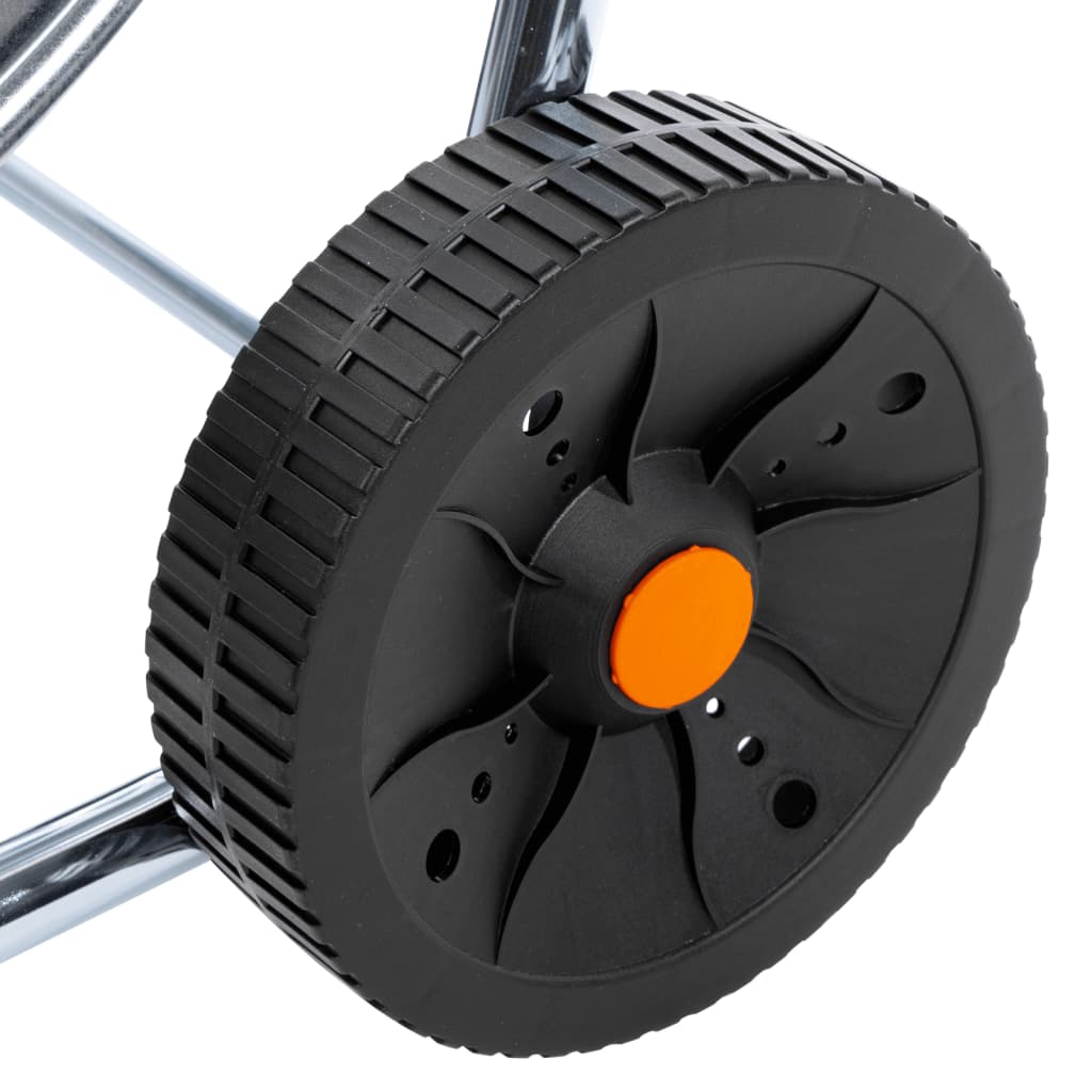 Slangetrommelvogn for 80 m 3/4" slange stål