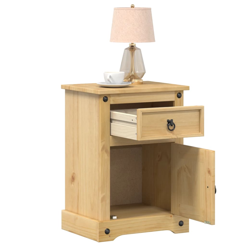 Nattbord Corona 45x35x64 cm heltre furu