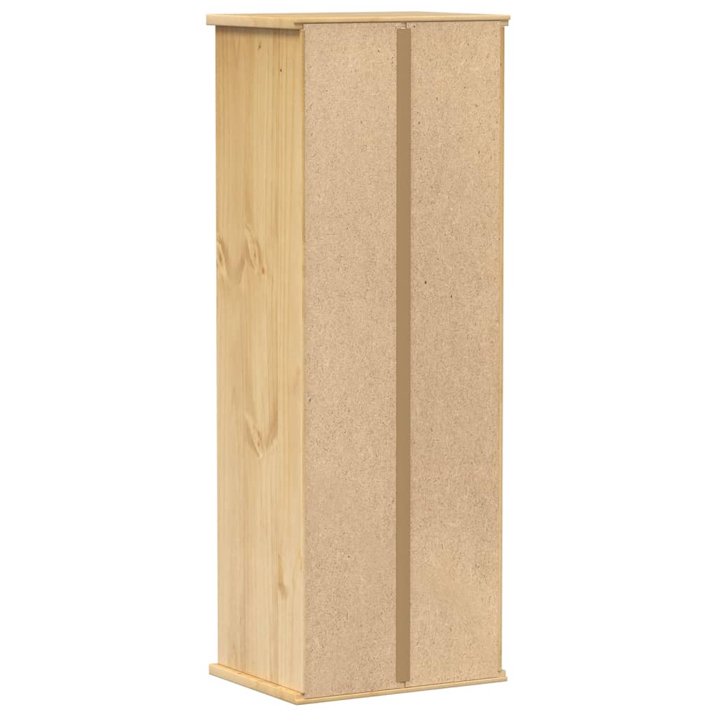CD-hylle Corona 40x30x110 cm heltre furu