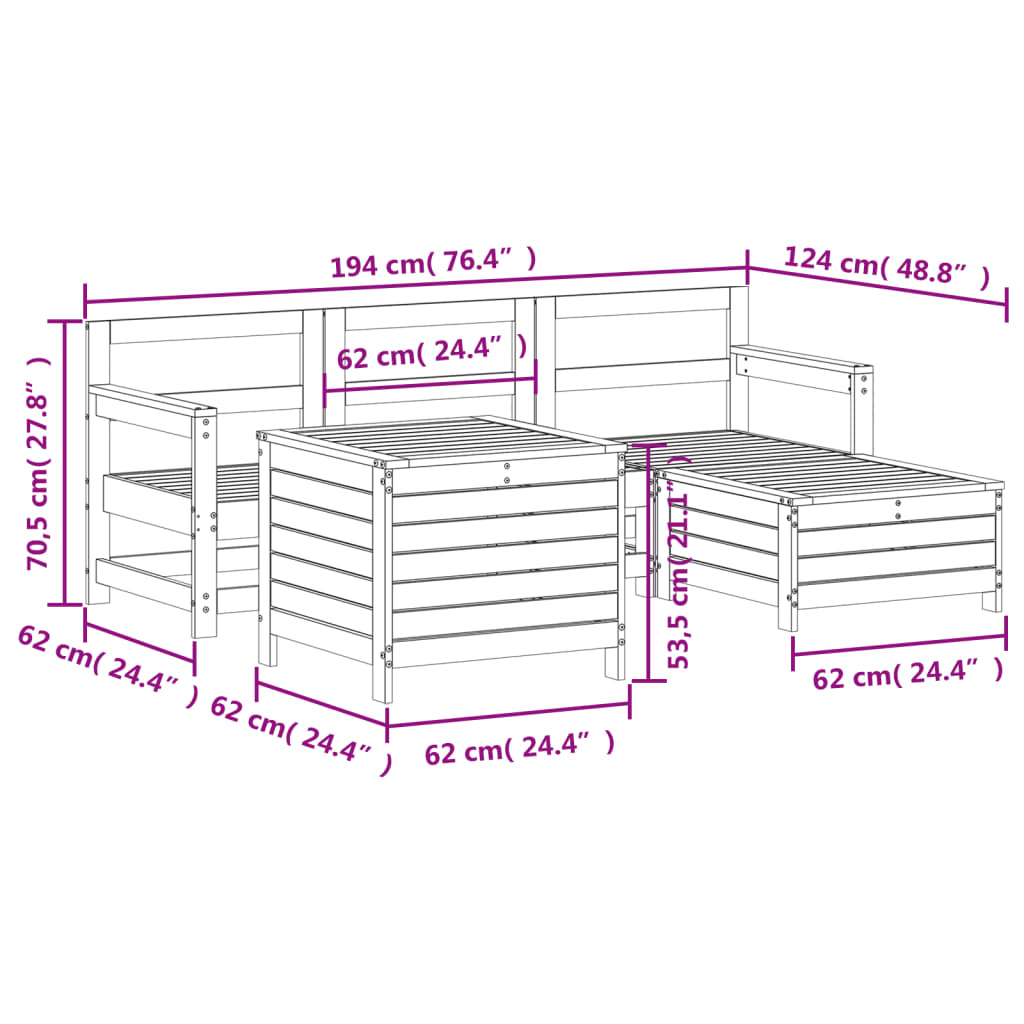 Hagesofagruppe 5 deler hvit heltre furu