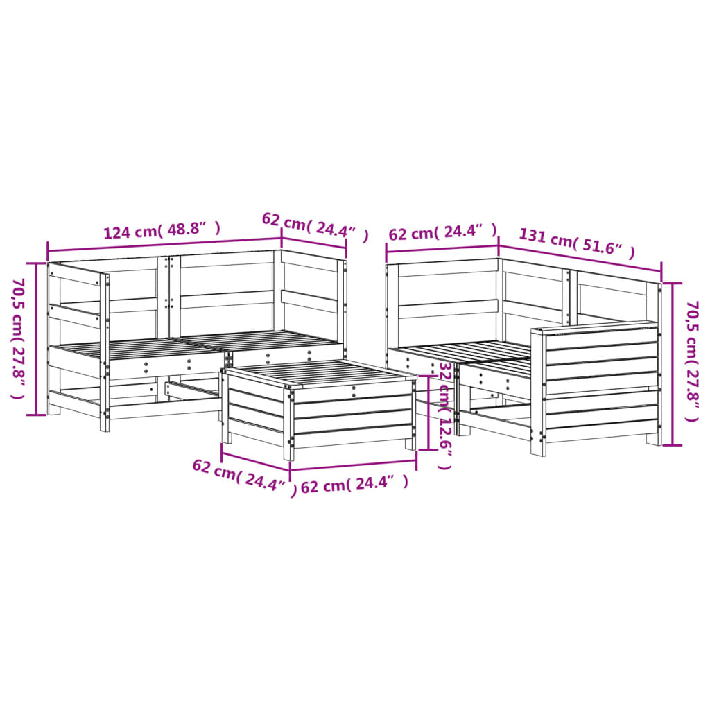 Hagesofagruppe 5 deler hvit heltre furu