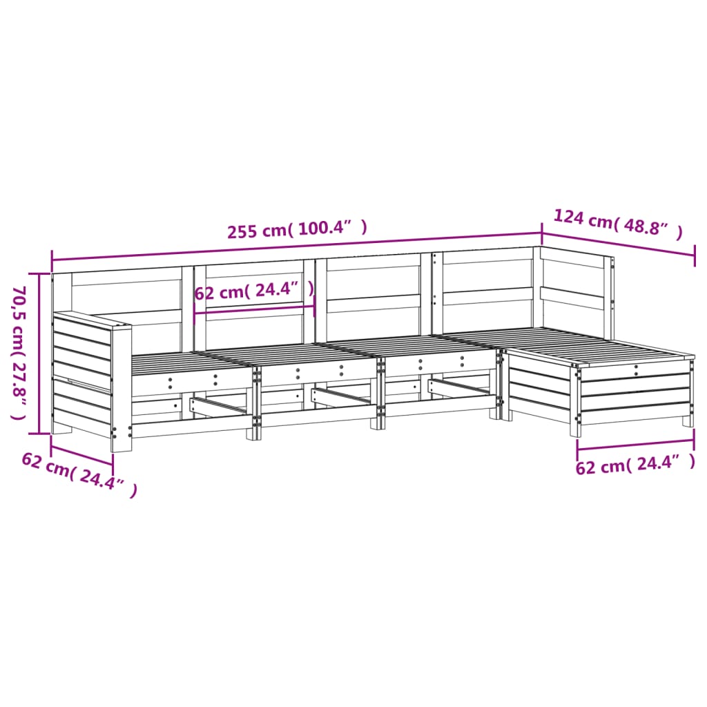 Hagesofagruppe 5 deler hvit heltre furu