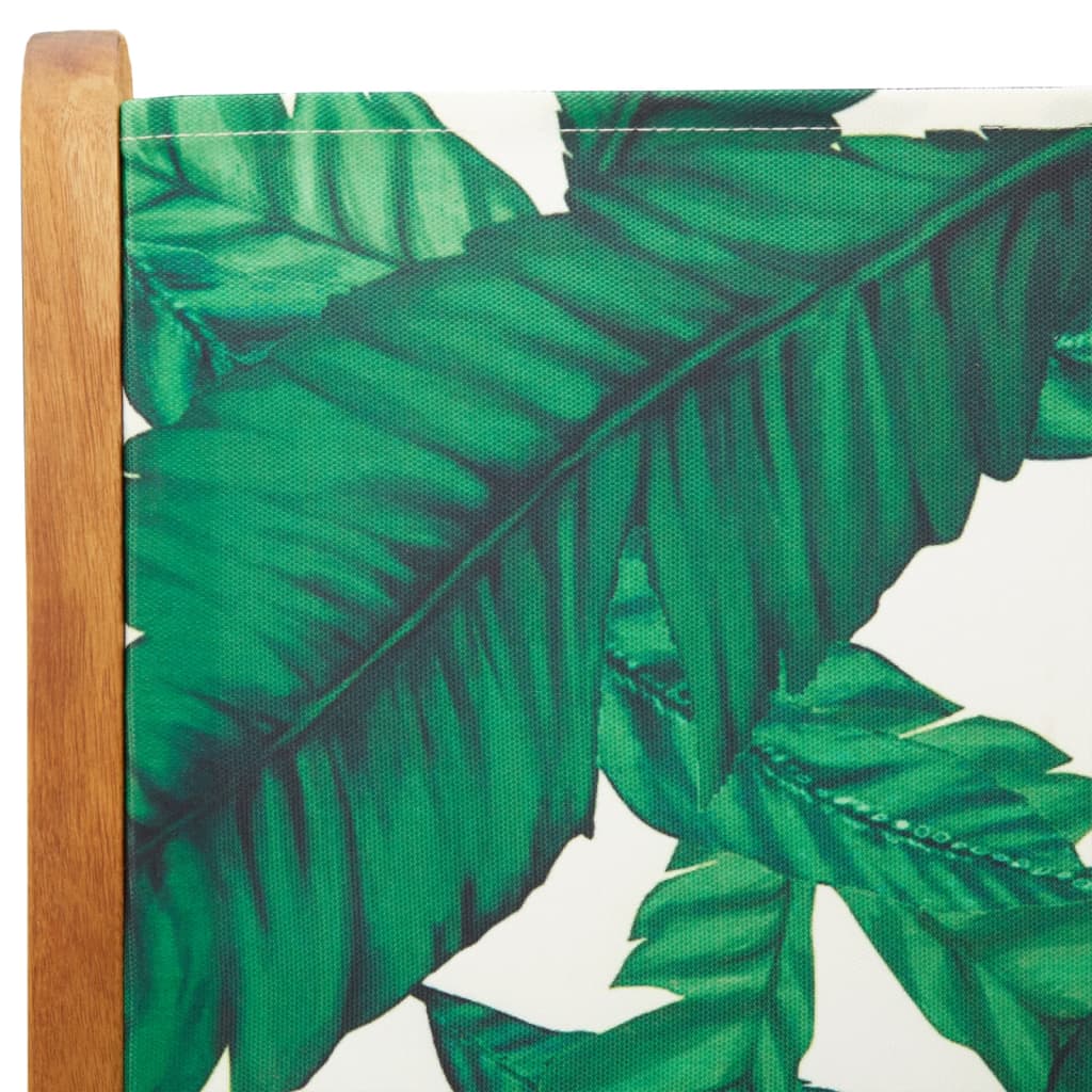 Lenestoler for hage 6 stk grønn stoff og heltre