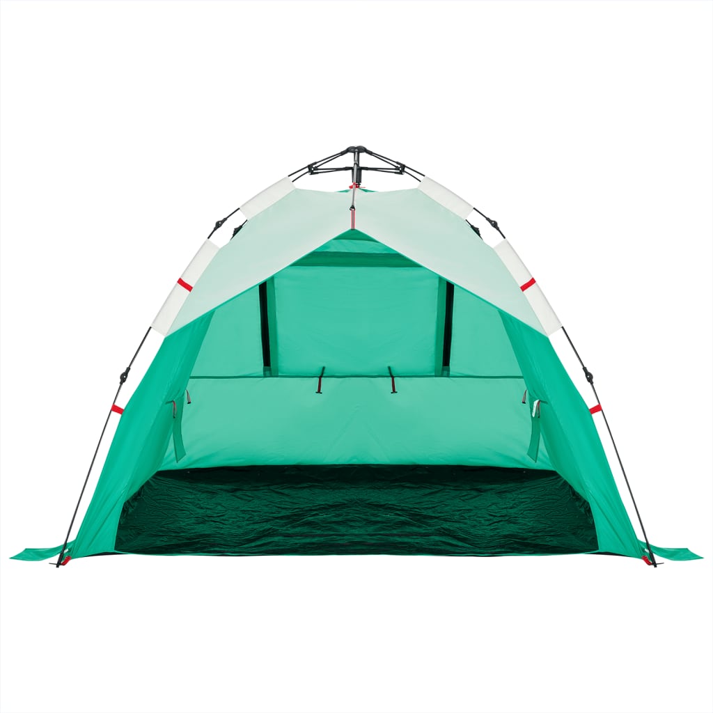 Strandtelt 3 personer havgrønn hurtigutløser vanntett