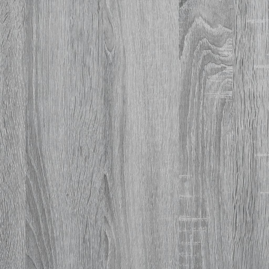 Kjøkkenskap grå sonoma 95x50x180 cm konstruert tre